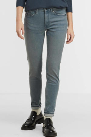 high waist slim fit jeans Juno eco sunrose worn