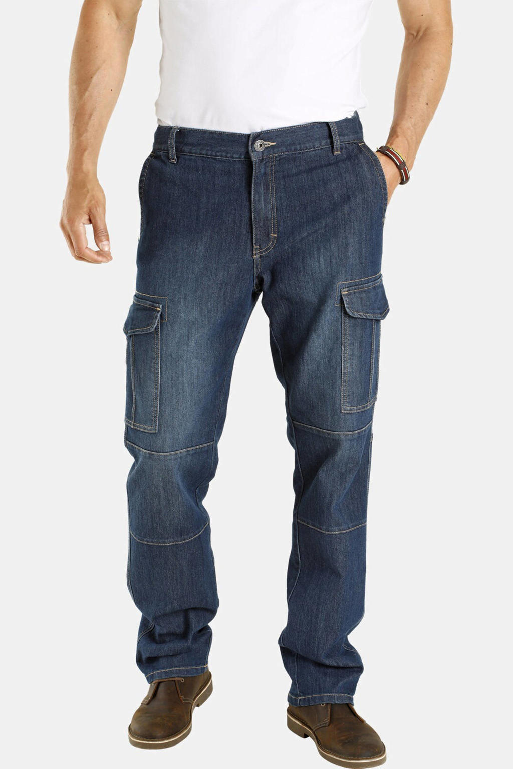 Jan Vanderstorm loose fit jeans ELMO Plus Size blauw
