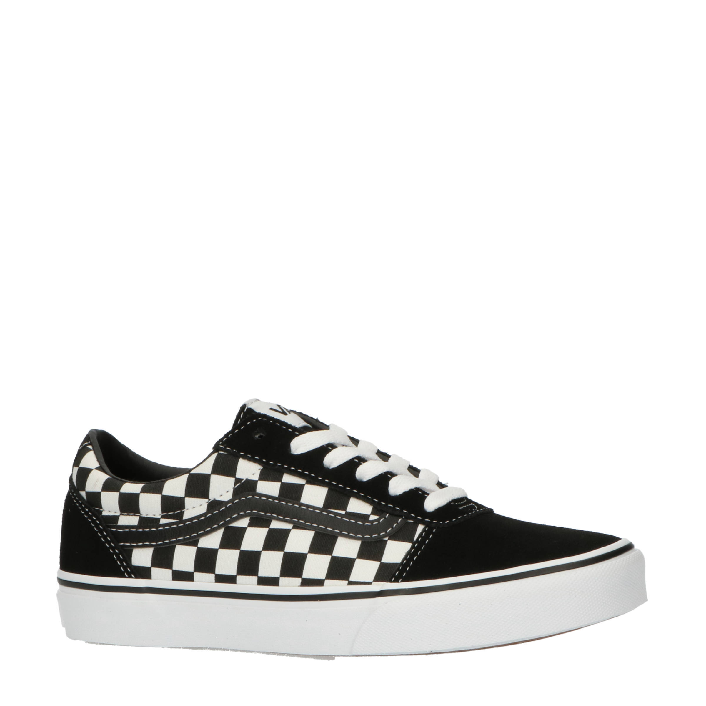 VANS Ward Checkerboard sneakers zwart/wit | wehkamp