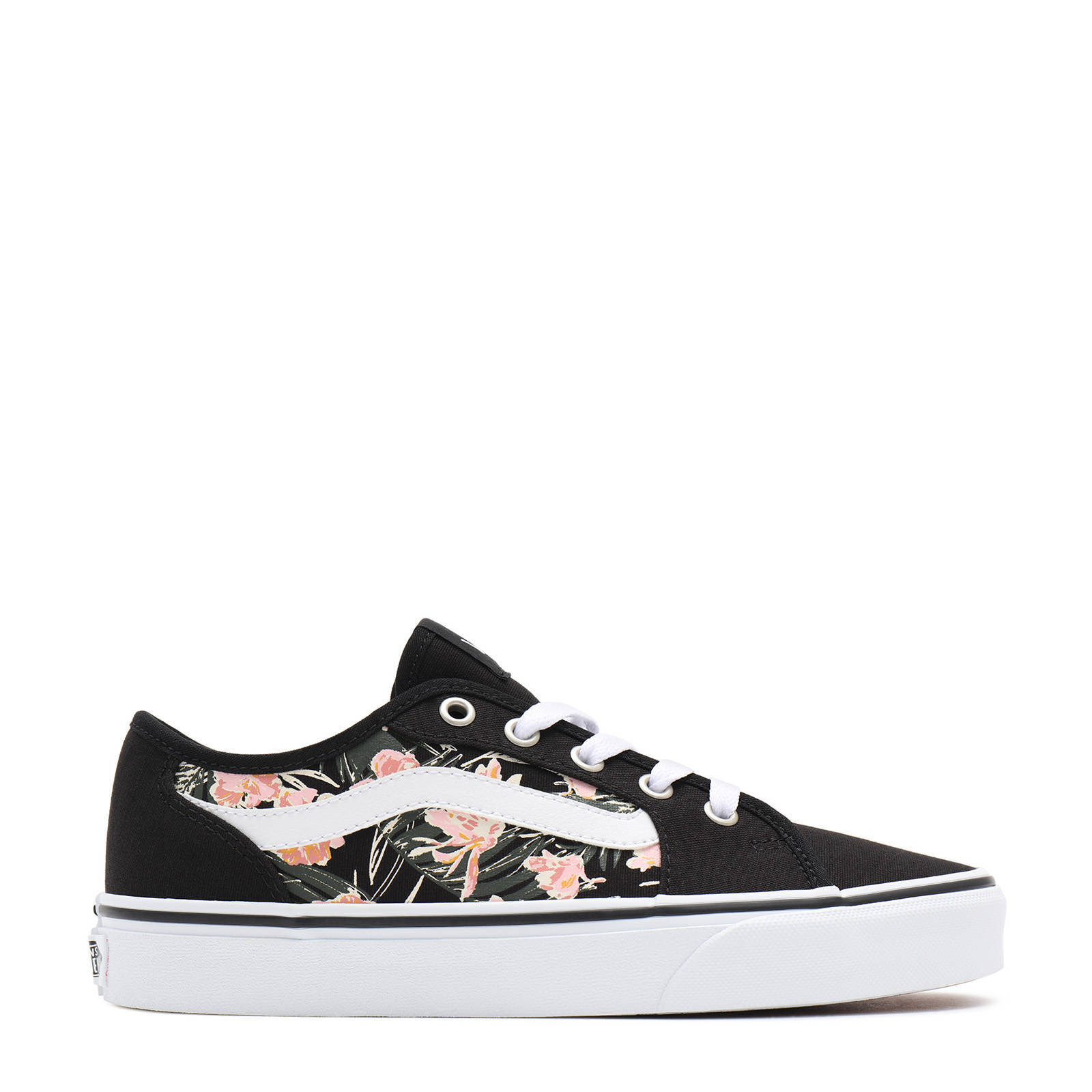 VANS Filmore Decon sneakers met bloemenprint zwart/roze | wehkamp