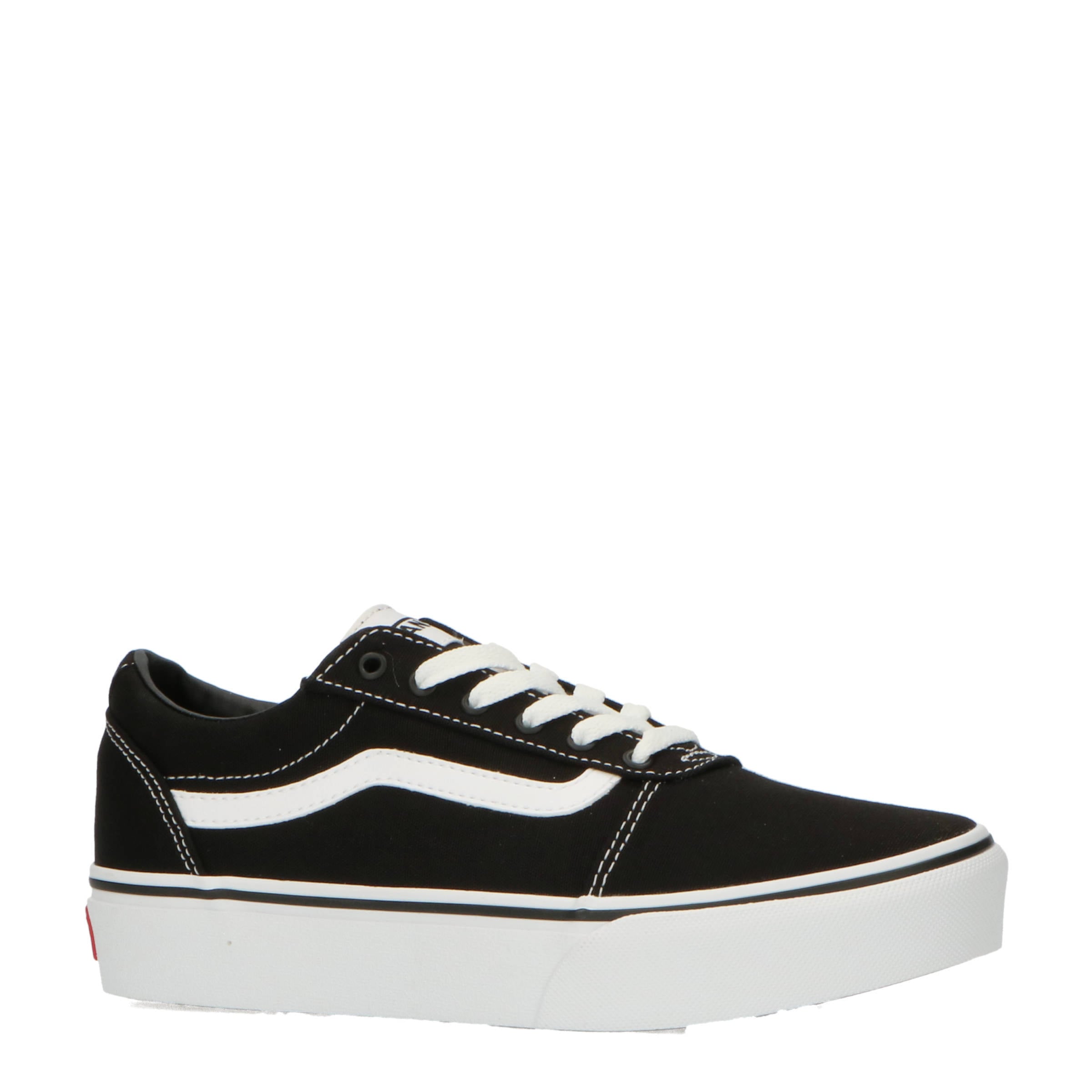 VANS Ward Platform sneakers zwart/wit | wehkamp