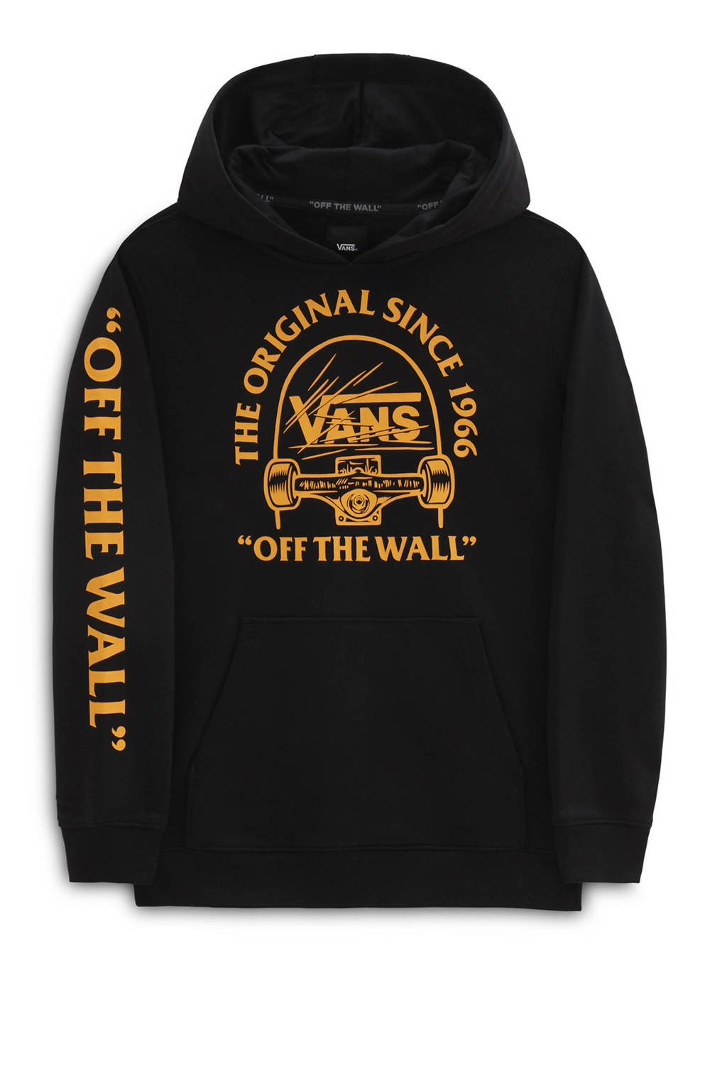VANS hoodie Original Grind zwart/oranje, Zwart/oranje