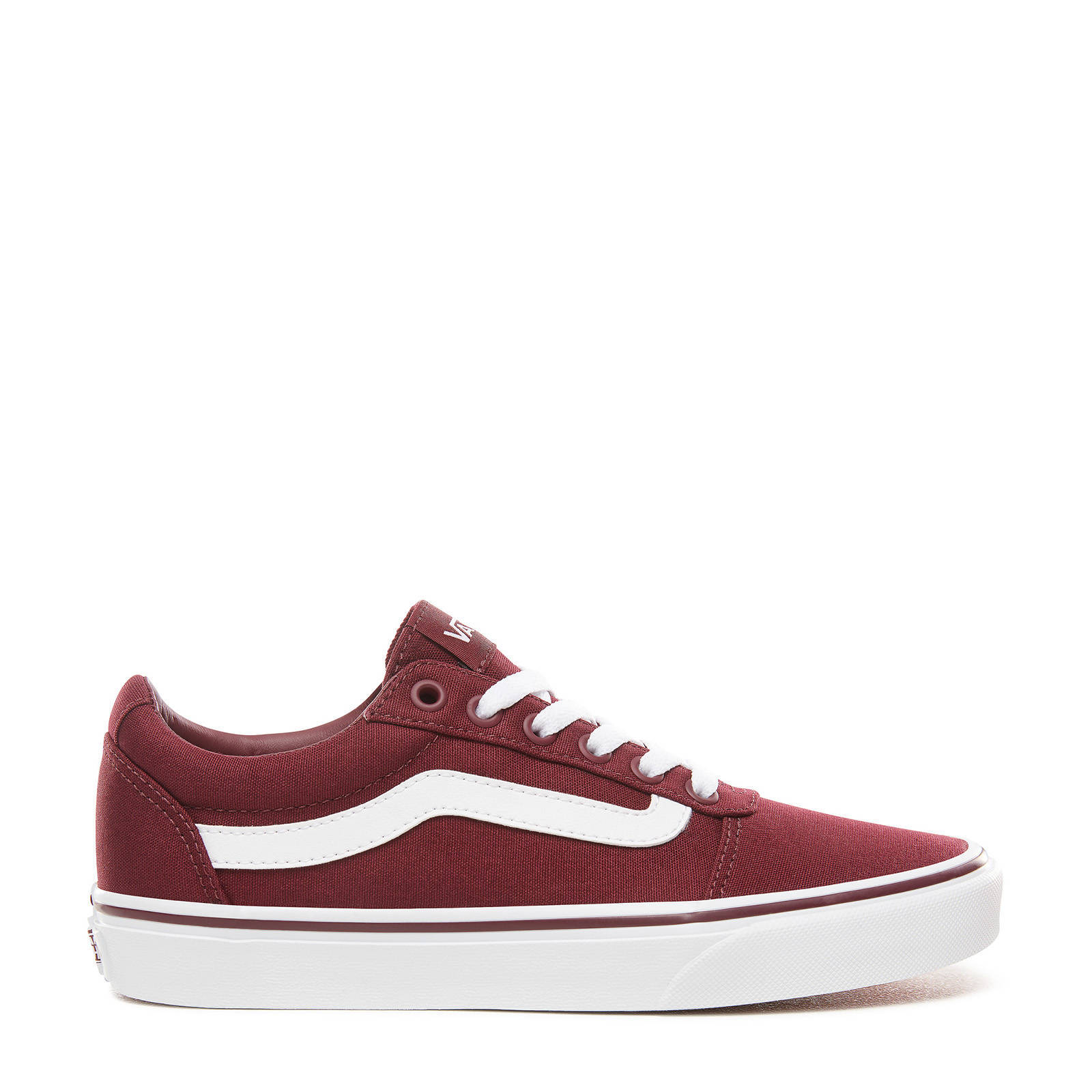 VANS Ward sneakers donkerrood/wit | wehkamp