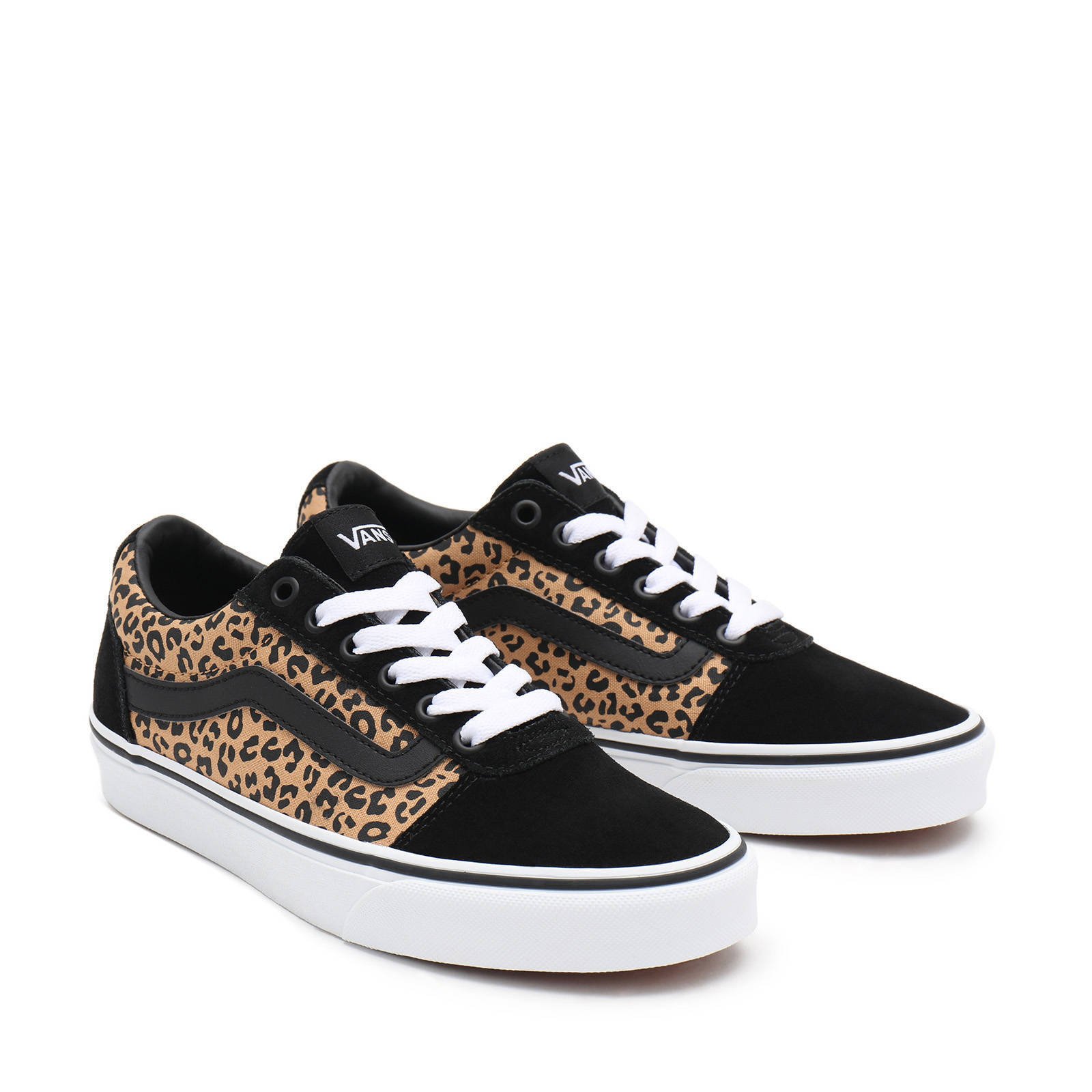 vans ward low sneakers zwart