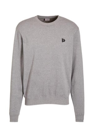   fleece sportsweater grijs