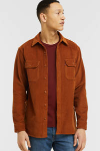 Levi's corduroy regular fit overhemd Jackson Worker glazed ginger, Glazed Ginger