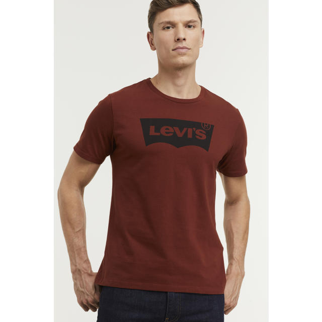 Lift handelaar kwaliteit Levi's T-shirt met logo fired brick | wehkamp