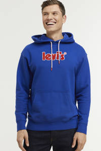 Levi's hoodie met logo surf blue