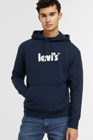 hoodie met logo dress blue