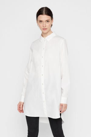 blouse PCNOMA van biologisch katoen wit
