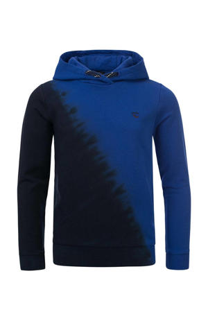 dip-dye hoodie Stefan blauw/zwart