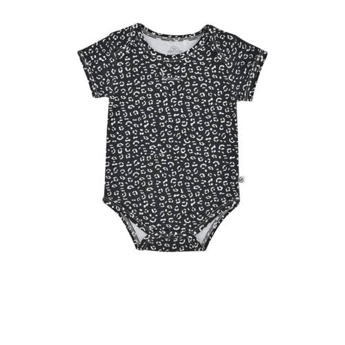 Born by Kiddo United romper antraciet/wit afbeelding