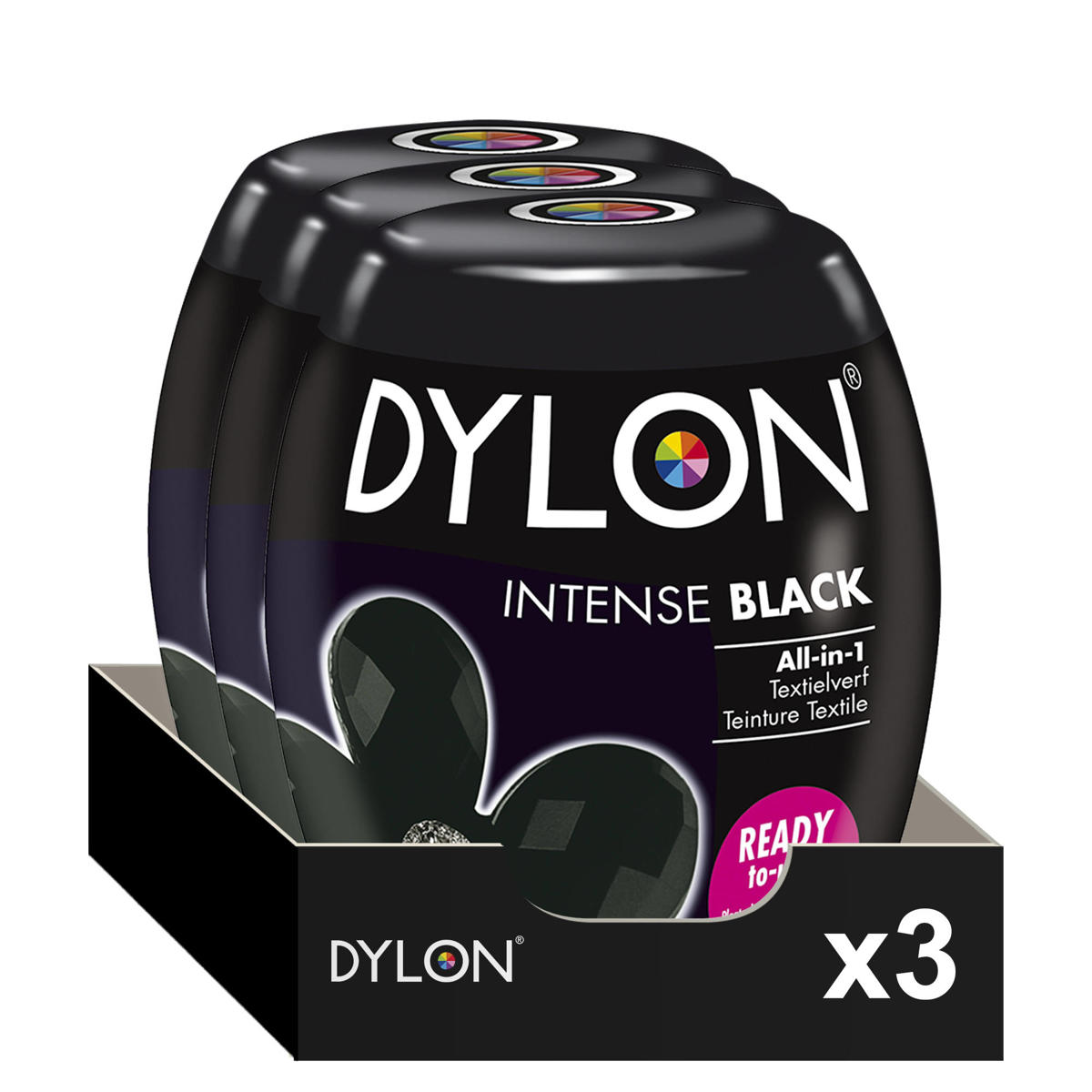 Glimlach orgaan licht Dylon Pod - Intense Black textielverf - 350 gram | wehkamp