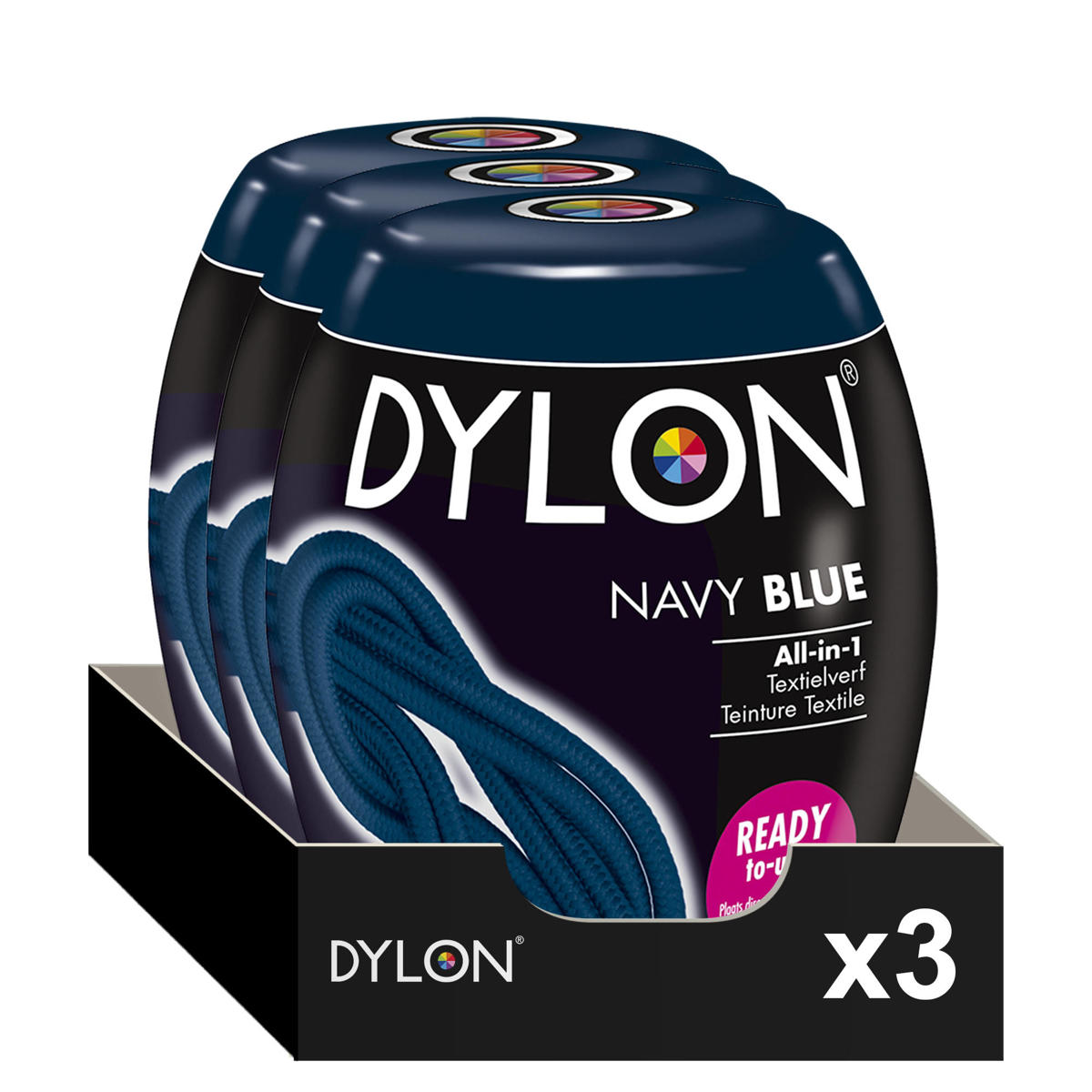 boot Symposium bagageruimte Dylon Pod - Navy Blue textielverf - 350 gram | wehkamp