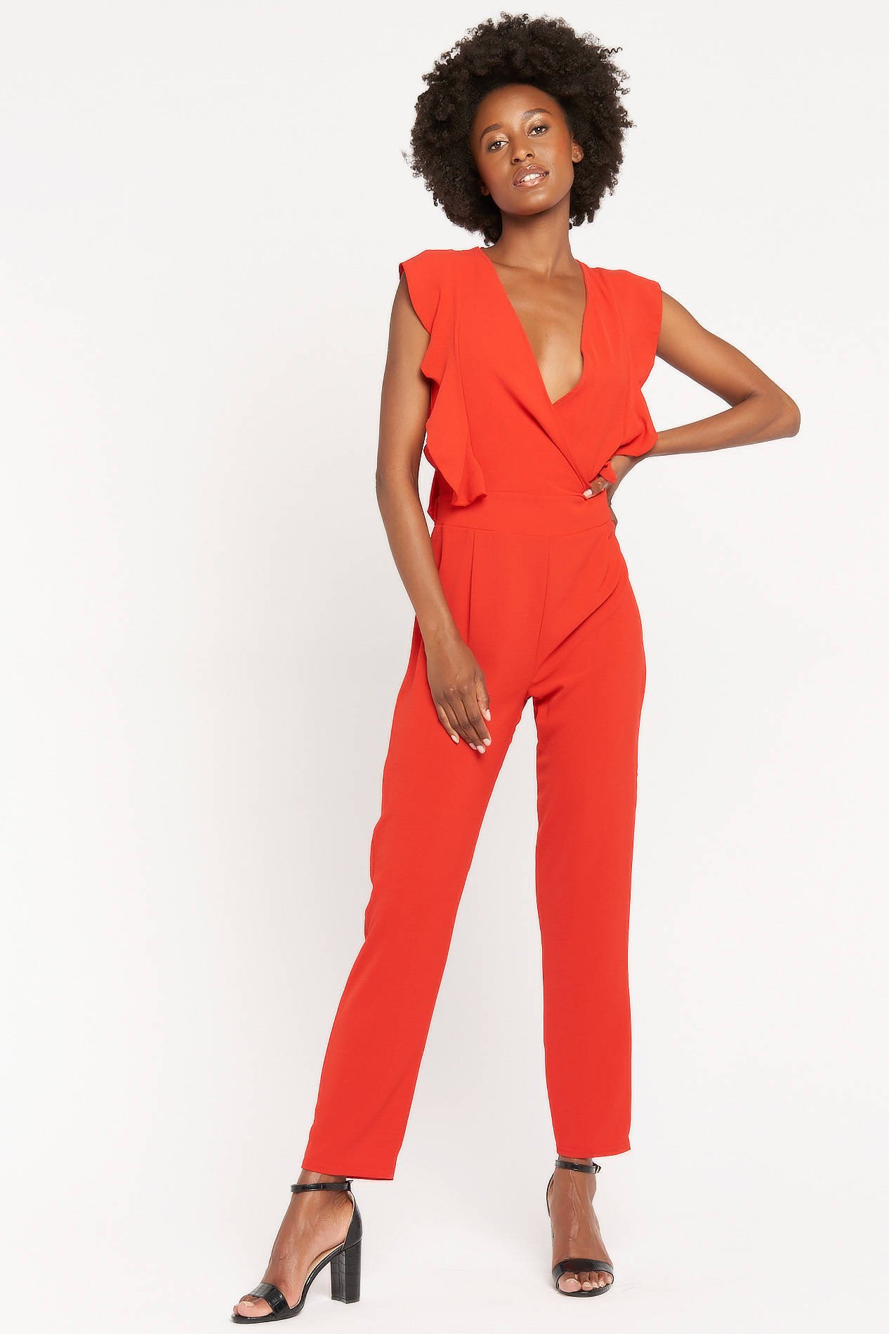jumpsuit rood