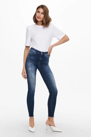 skinny jeans ONLBLUSH dark blue denim regular