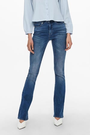 high waist flared jeans ONLPAOLA medium blue denim
