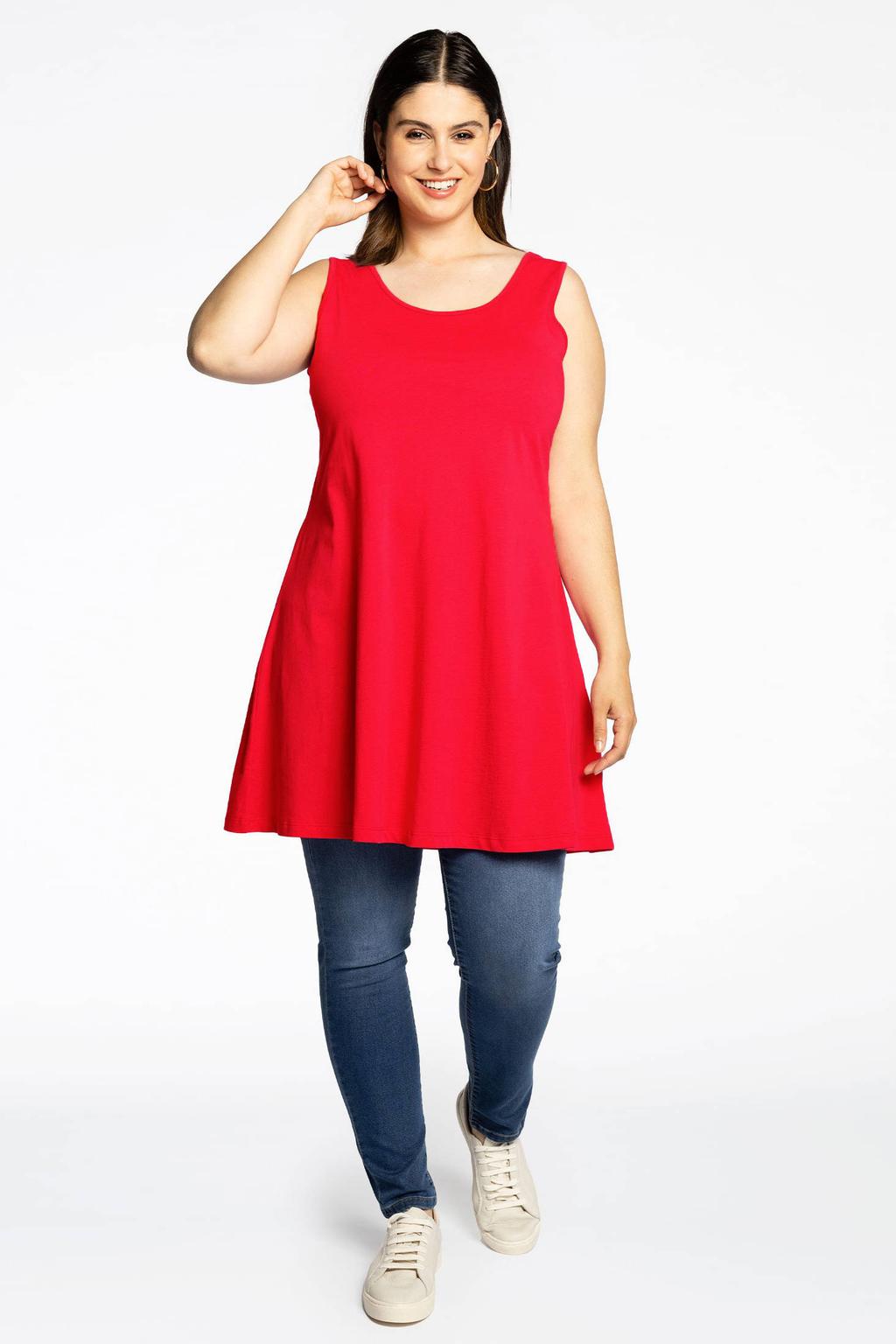 YOEK top COTTON rood