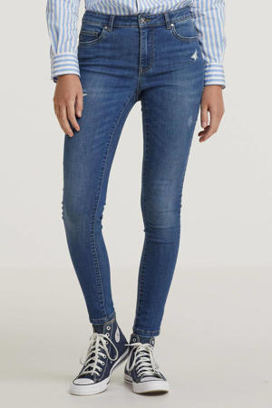 extra low waist skinny jeans ONLCORAL blue dark denim