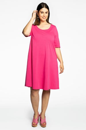A-lijn jurk COTTON roze