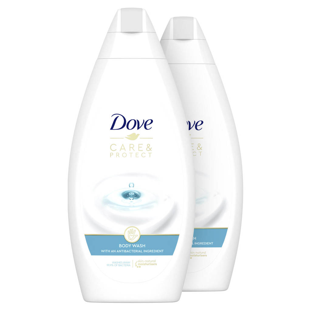 Dove Care & Protect verzorgende douchecrème - 2 x 500 ml