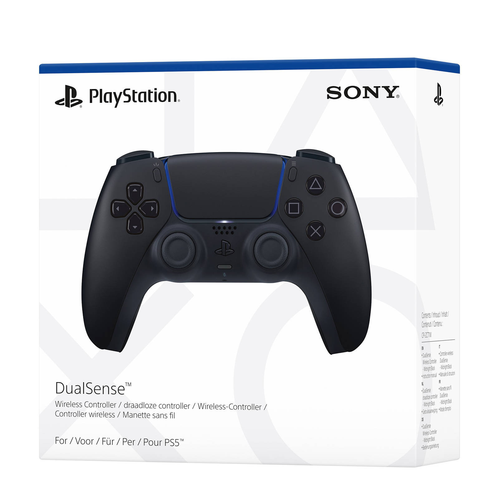 Sony PlayStation 5 PS5 DualSense controller (Midnight Black) | wehkamp