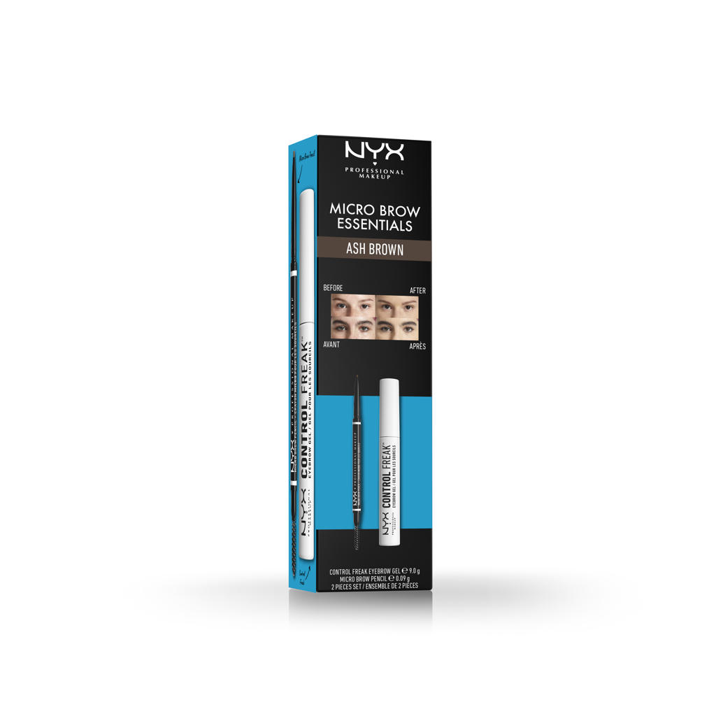 NYX Professional Makeup Micro Brow Essentials Set - Ash Brown