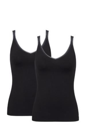 hemd (set van 2) zwart