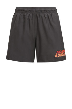 zwemboxer zwart/rood