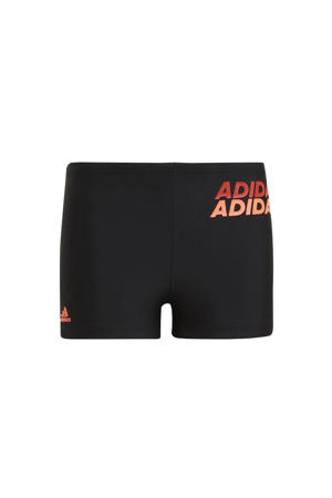 zwemboxer zwart/rood