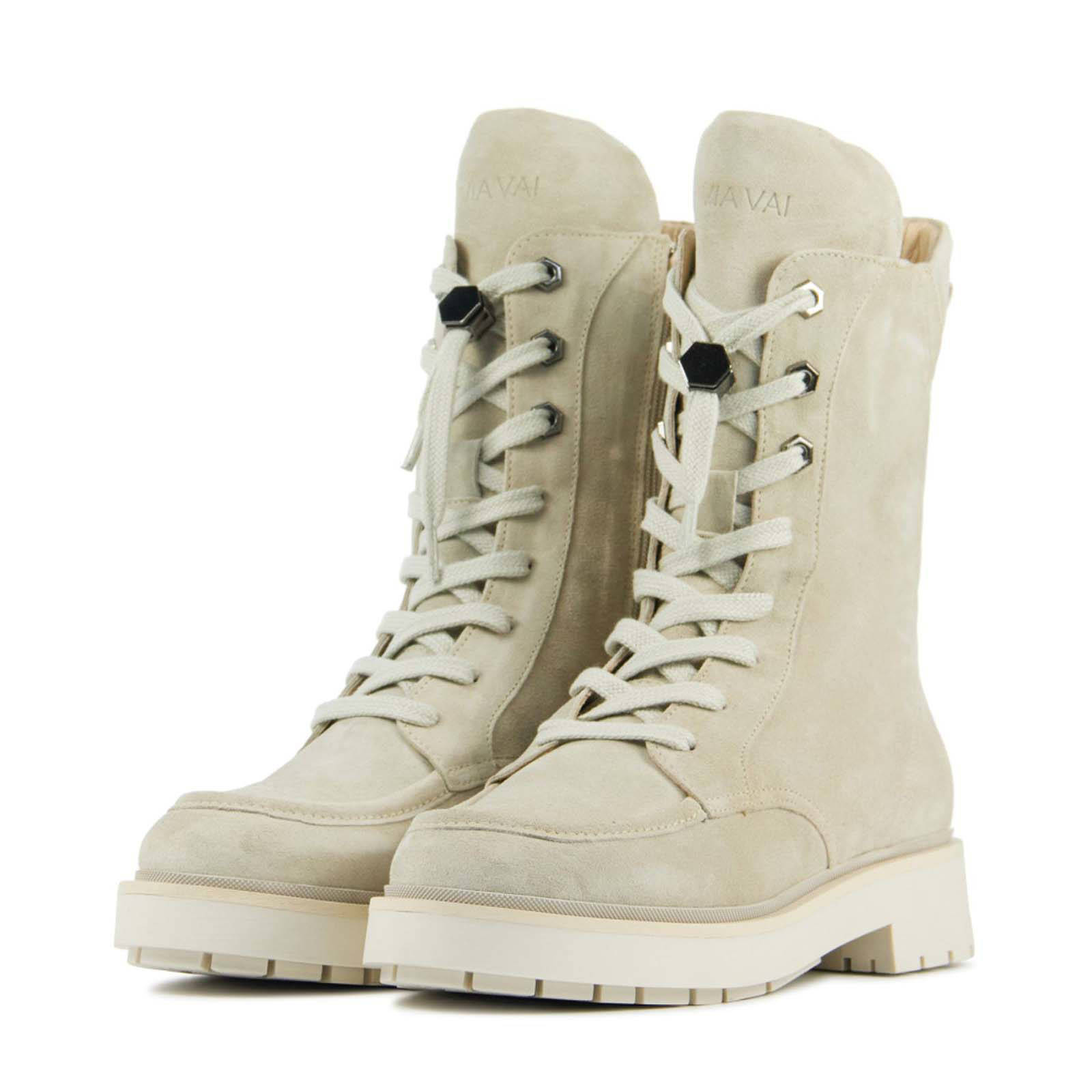 VIA VAI Boots Bobbi Moss 57168 Wit - De Roos Schoenen Breda