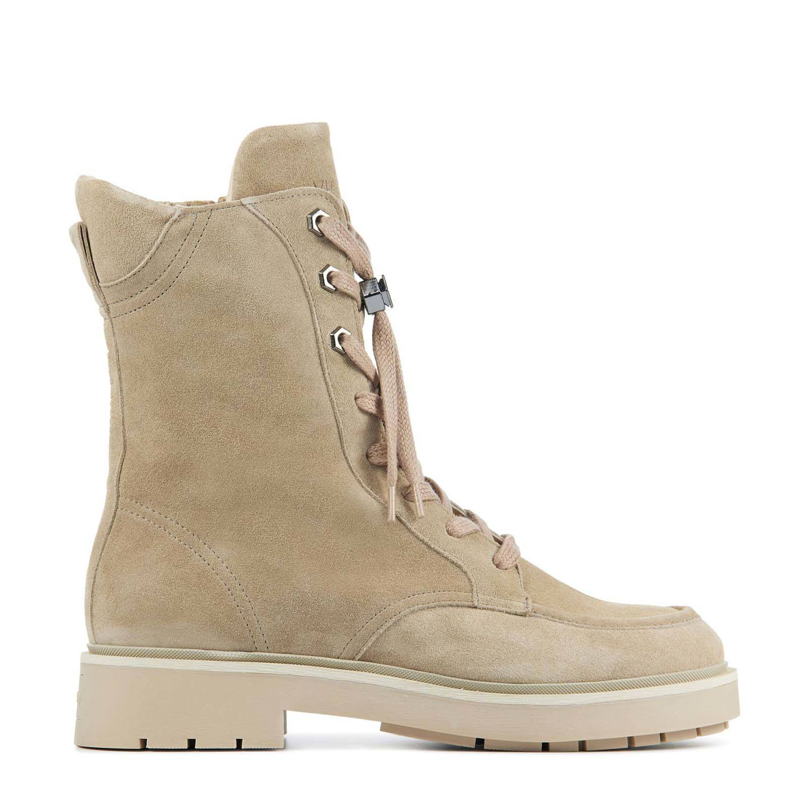 Via Vai 57004 Alexis Megan suède veterboots lichtbruin | wehkamp