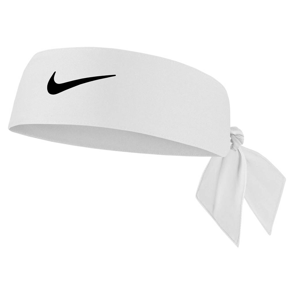 Nike   hoofdband Head Tie Dri 4.0 wit/zwart, Wit