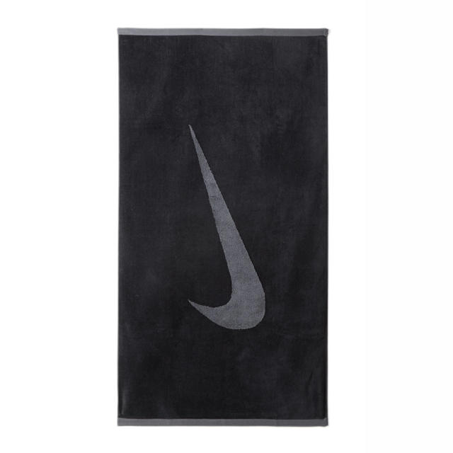 Nike handdoek zwart/grijs | wehkamp