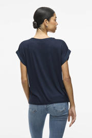 thumbnail: VILA satijnen top VIELLETTE donkerblauw
