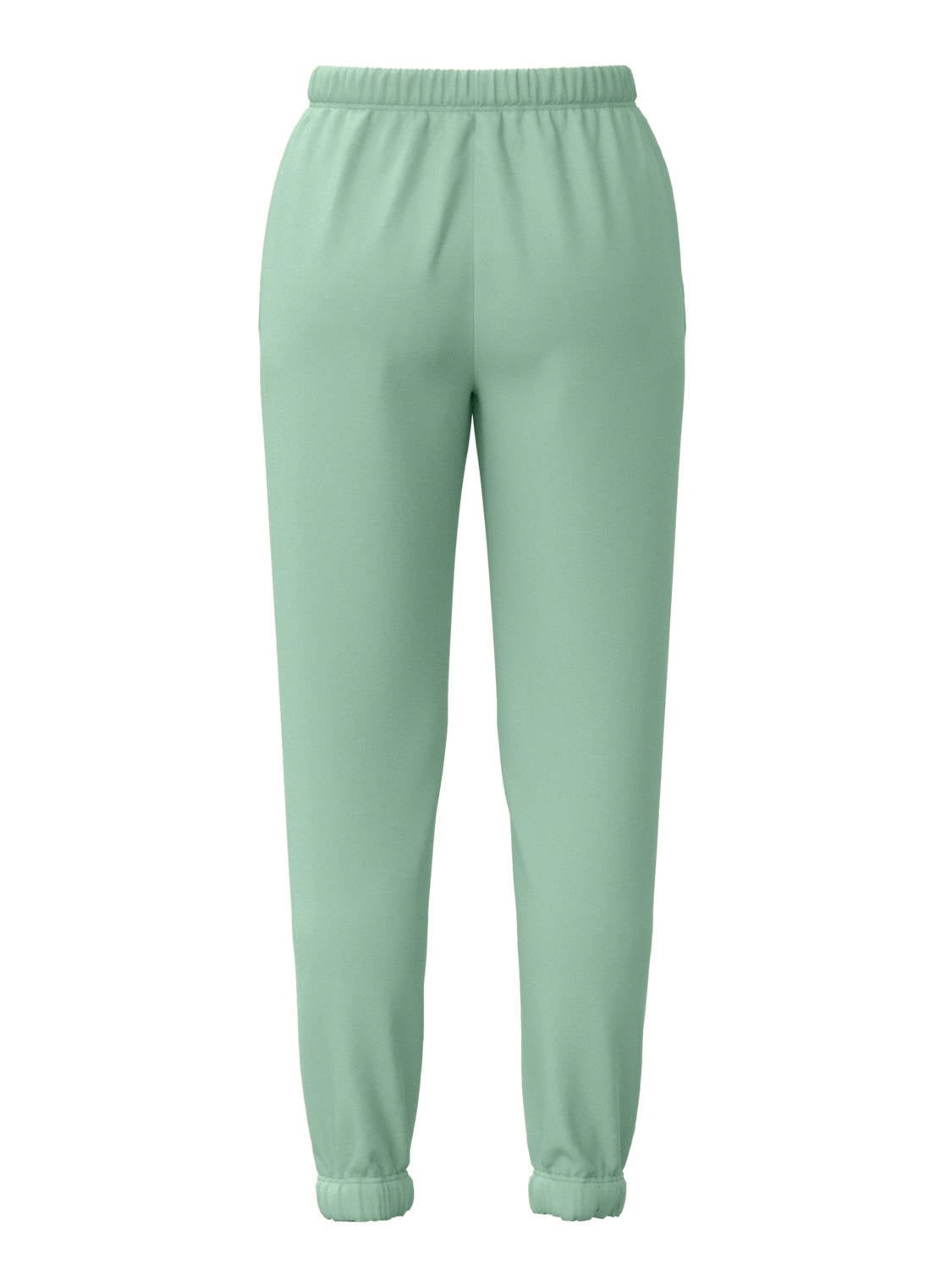 turquoise track pants