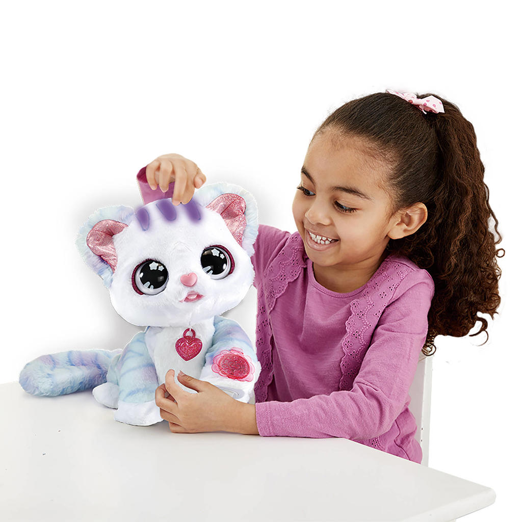VTech Kidi ruby mijn glittertattoo kitten interactieve knuffel wehkamp