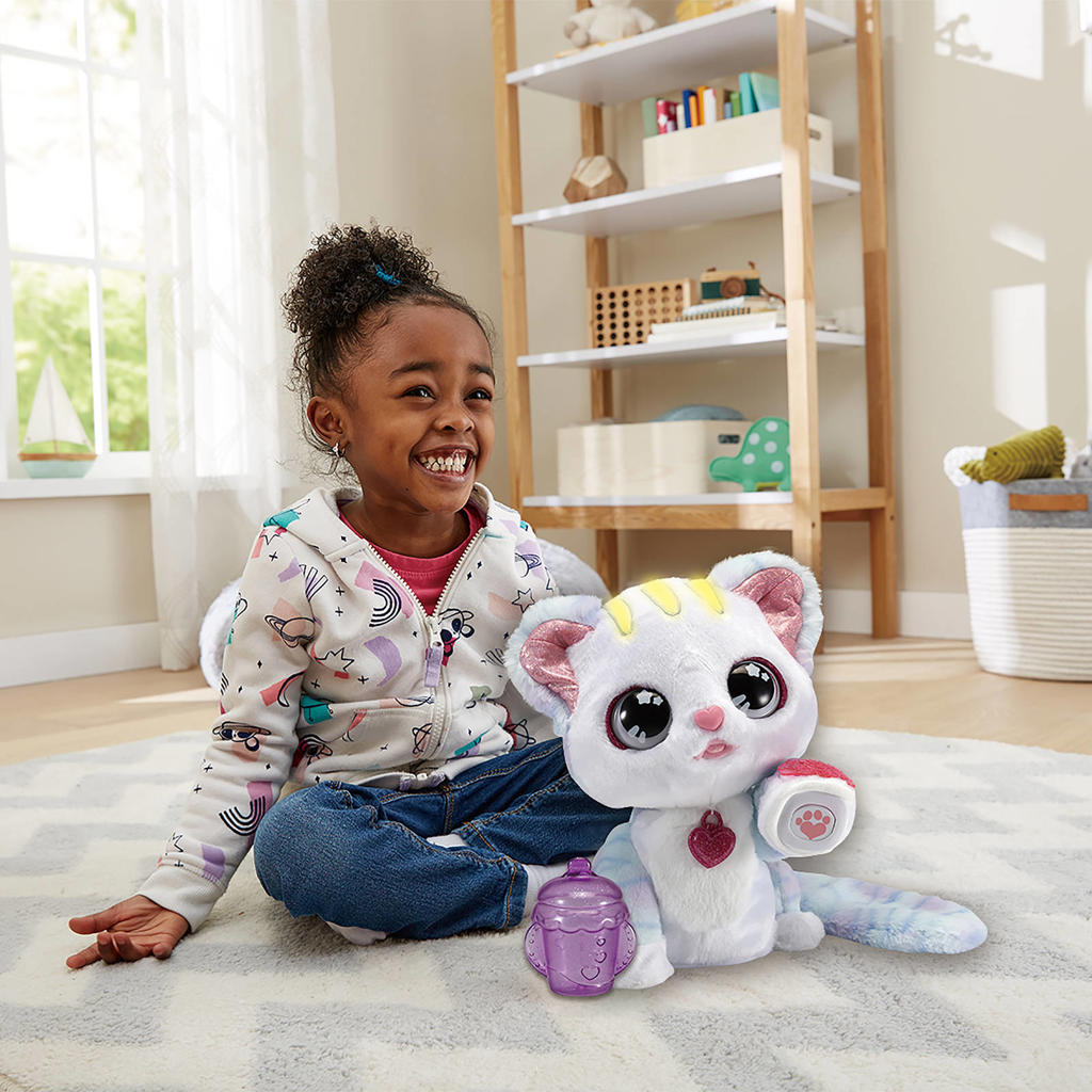 VTech Kidi ruby mijn glittertattoo kitten interactieve knuffel wehkamp