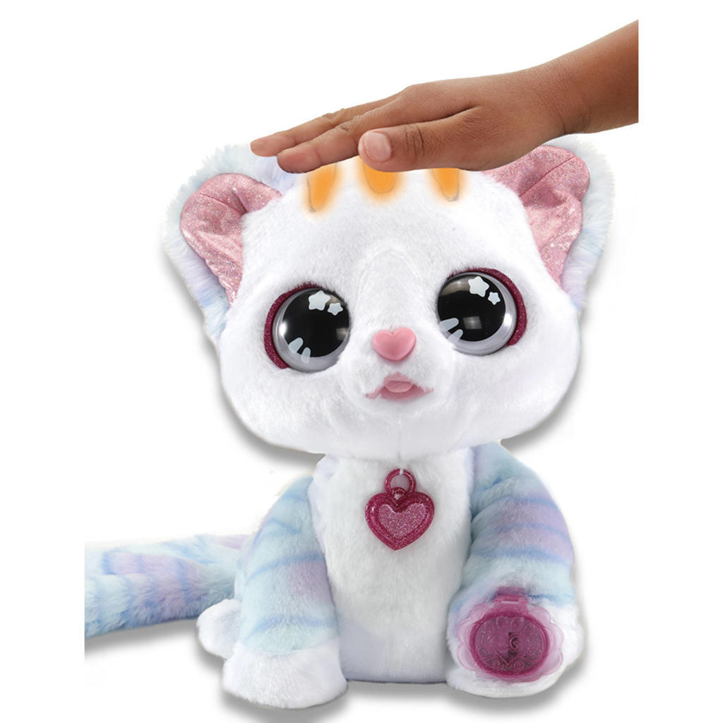 VTech Kidi ruby mijn glittertattoo kitten interactieve knuffel wehkamp