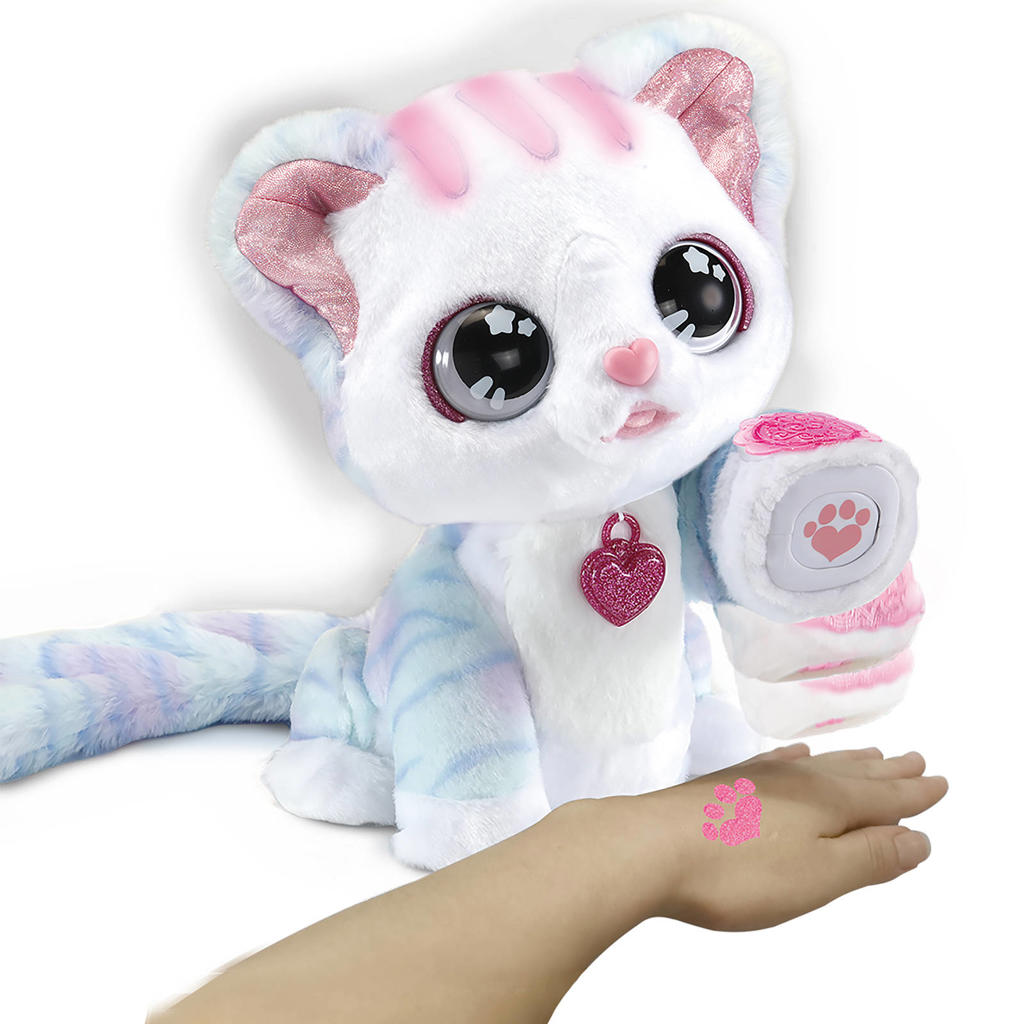 VTech Kidi ruby mijn glittertattoo kitten interactieve knuffel wehkamp