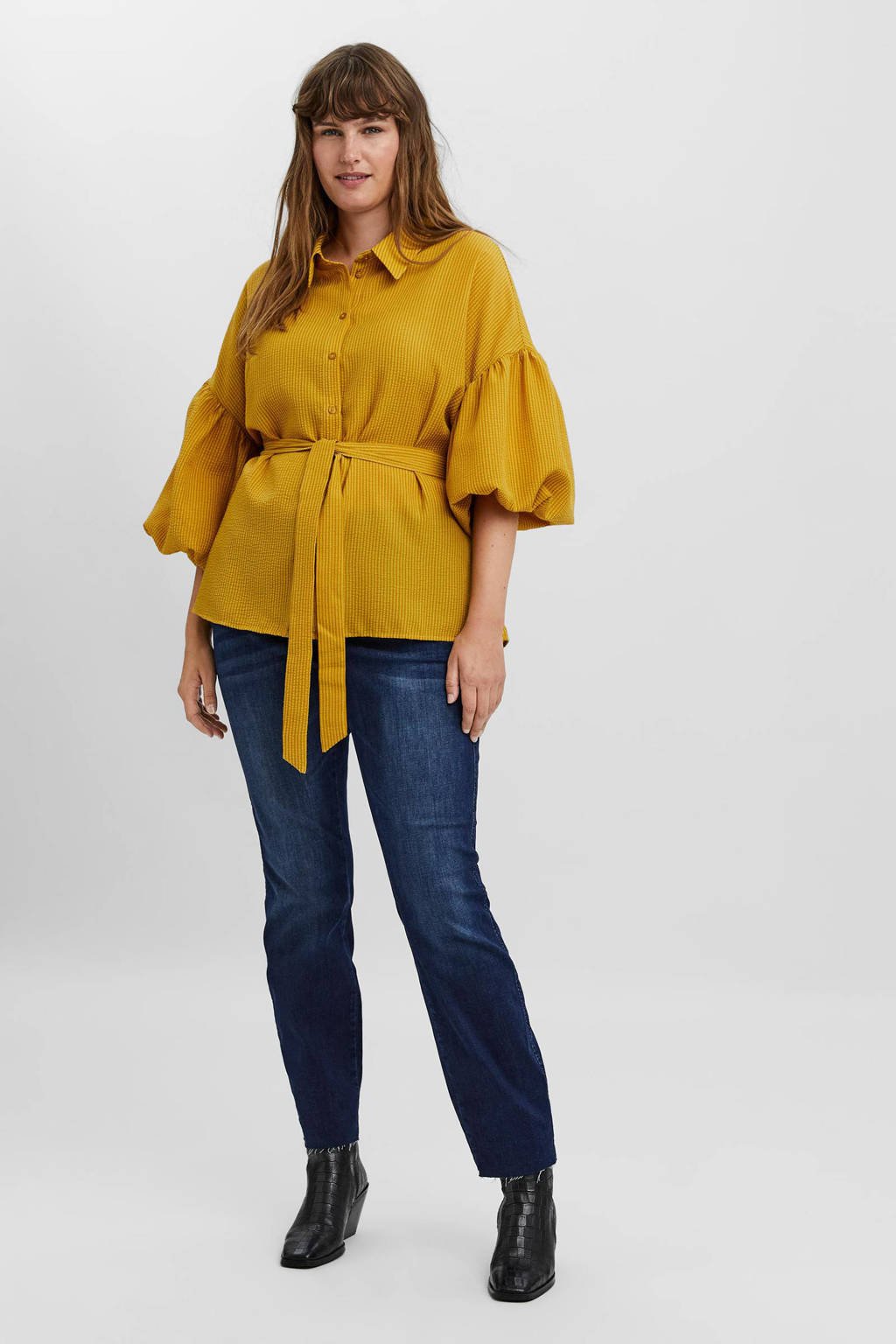 MODA blouse VMMILLA met geel | wehkamp