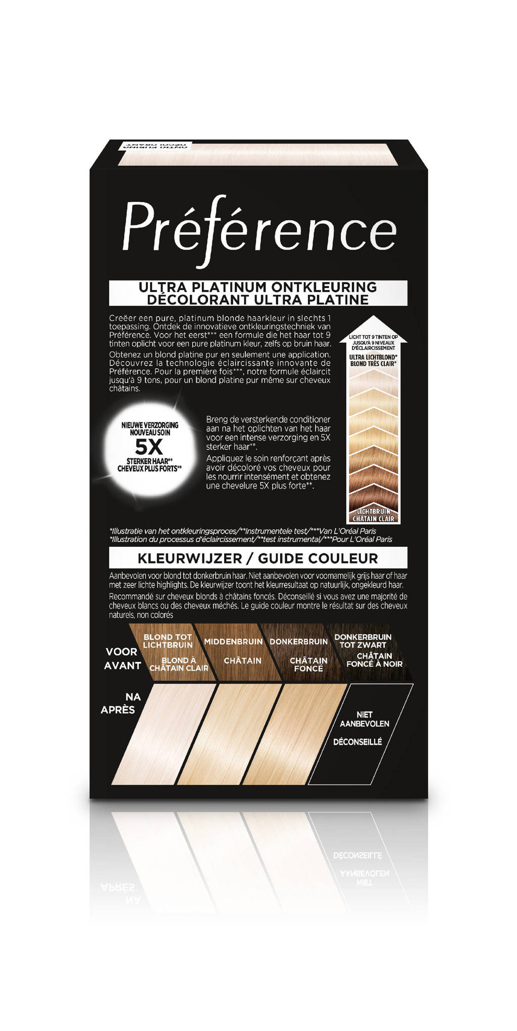 visueel wetgeving 鍔 L'Oréal Paris Préférence Ultra Platinum - Platinum Blond - Ontkleuring |  wehkamp