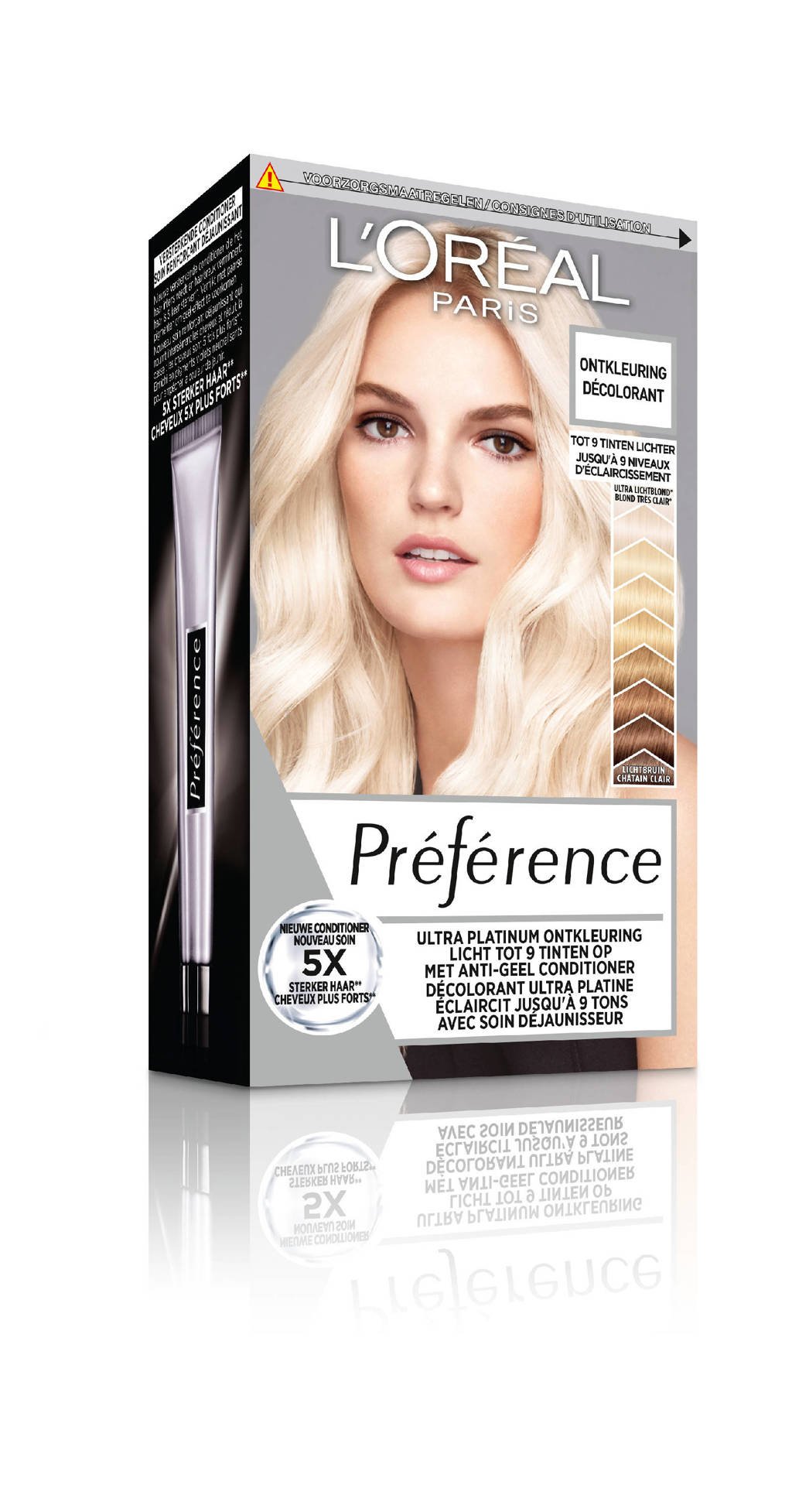 visueel wetgeving 鍔 L'Oréal Paris Préférence Ultra Platinum - Platinum Blond - Ontkleuring |  wehkamp