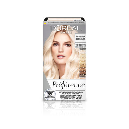L'Oréal Paris Préférence Ultra Platinum - Platinum Blond - Ontkleuring
