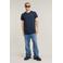 G-STAR regular fit T-shirt Lash van katoen blauw