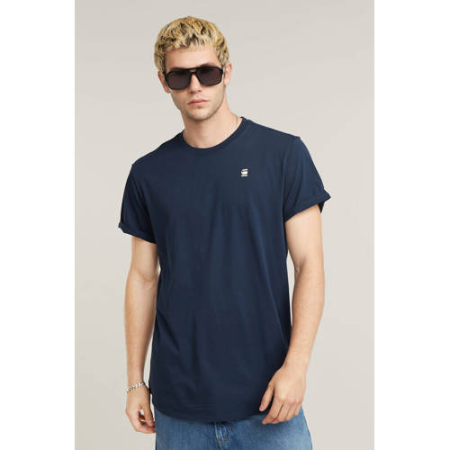 G-STAR regular fit T-shirt Lash van katoen blauw afbeelding
