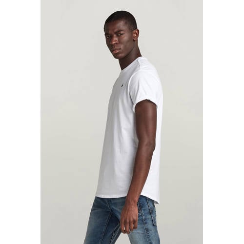 G-STAR regular fit T-shirt van katoen wit afbeelding