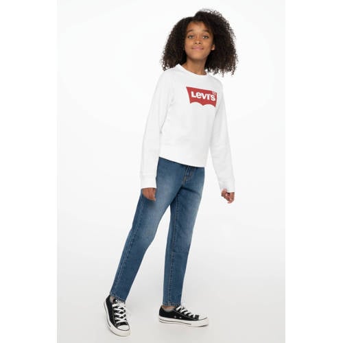 Levi's Kids sweater Key item met logo wit afbeelding