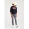 Levi's Kids sweater Batwing met logo zwart