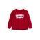Levi's Kids longsleeve Batwing met logo rood